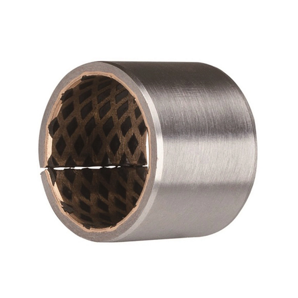 Steel Backed Graphite Inserted Bronze Bimetal Bushings with Diamond Oil Sockets