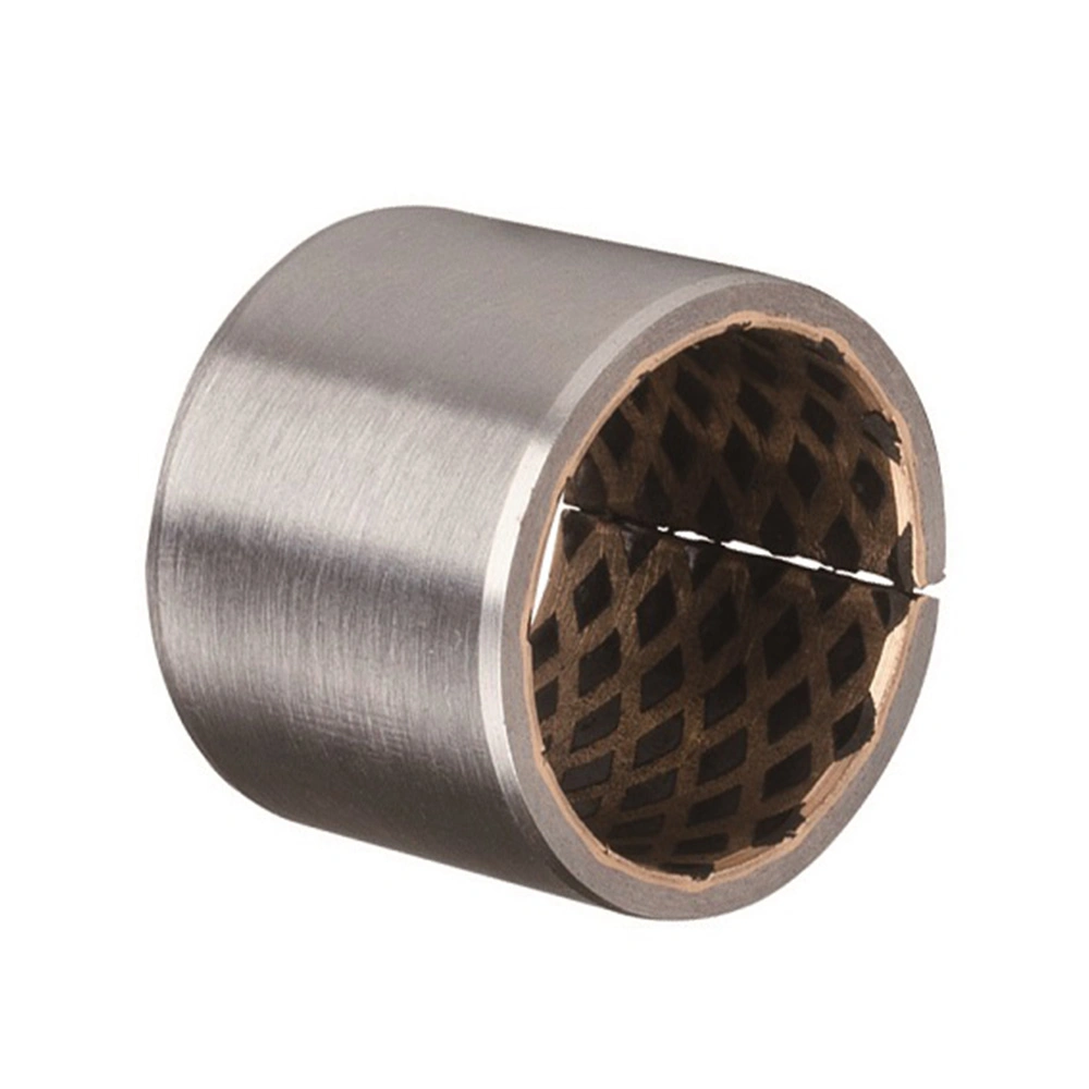 Steel Backed Graphite Inserted Bronze Bimetal Bushings with Diamond Oil Sockets