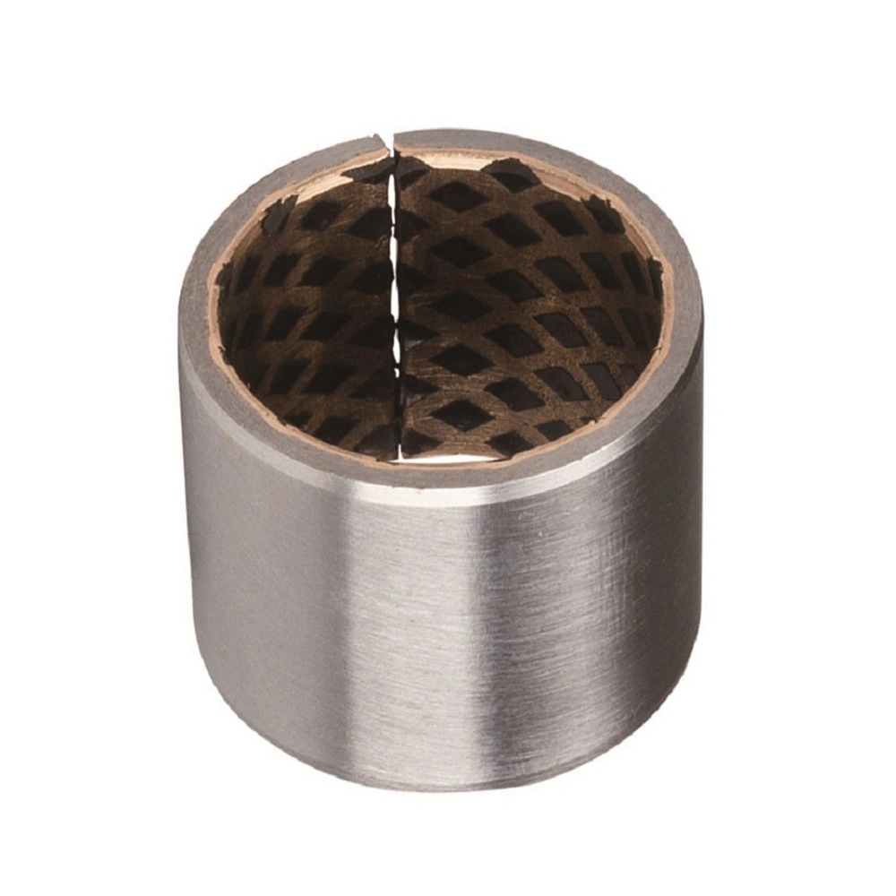 Steel Backed Graphite Inserted Bronze Bimetal Bushings with Diamond Oil Sockets